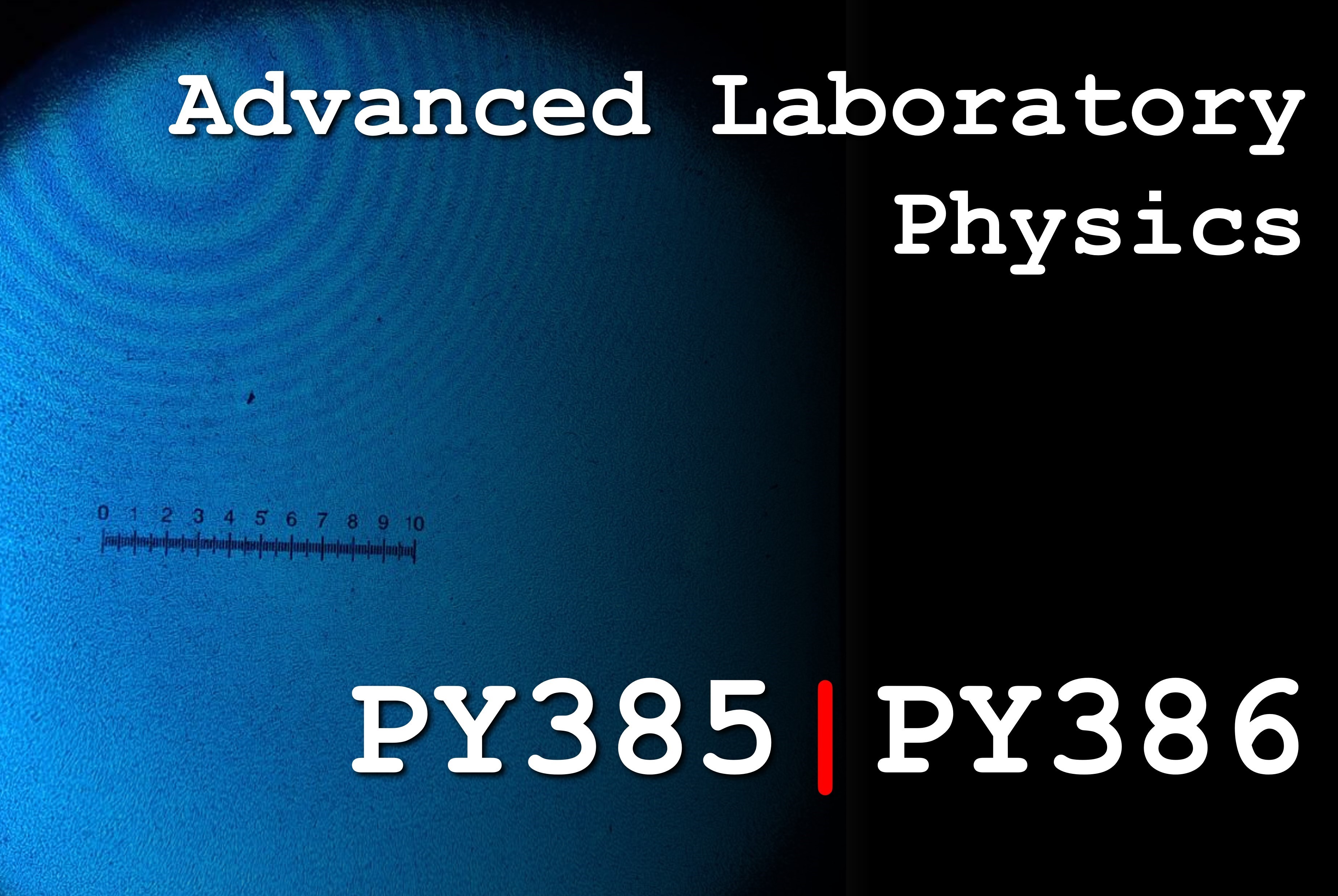 PY386 | Advanced Laboratory Physics