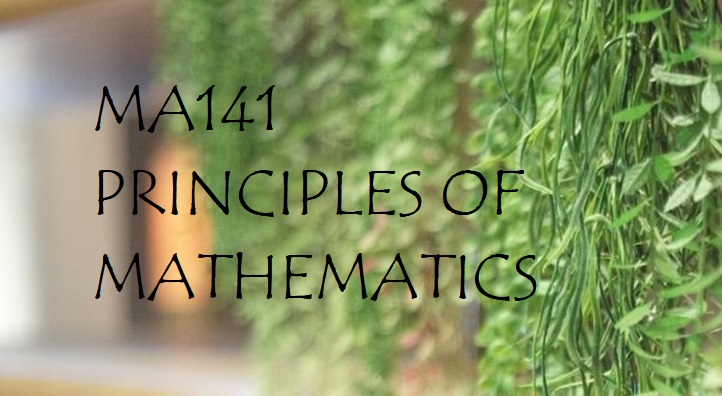 MA141 Principle of Mathematics 2566/2