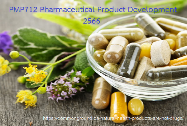 PMP712: Pharmaceutical Product Development_2566