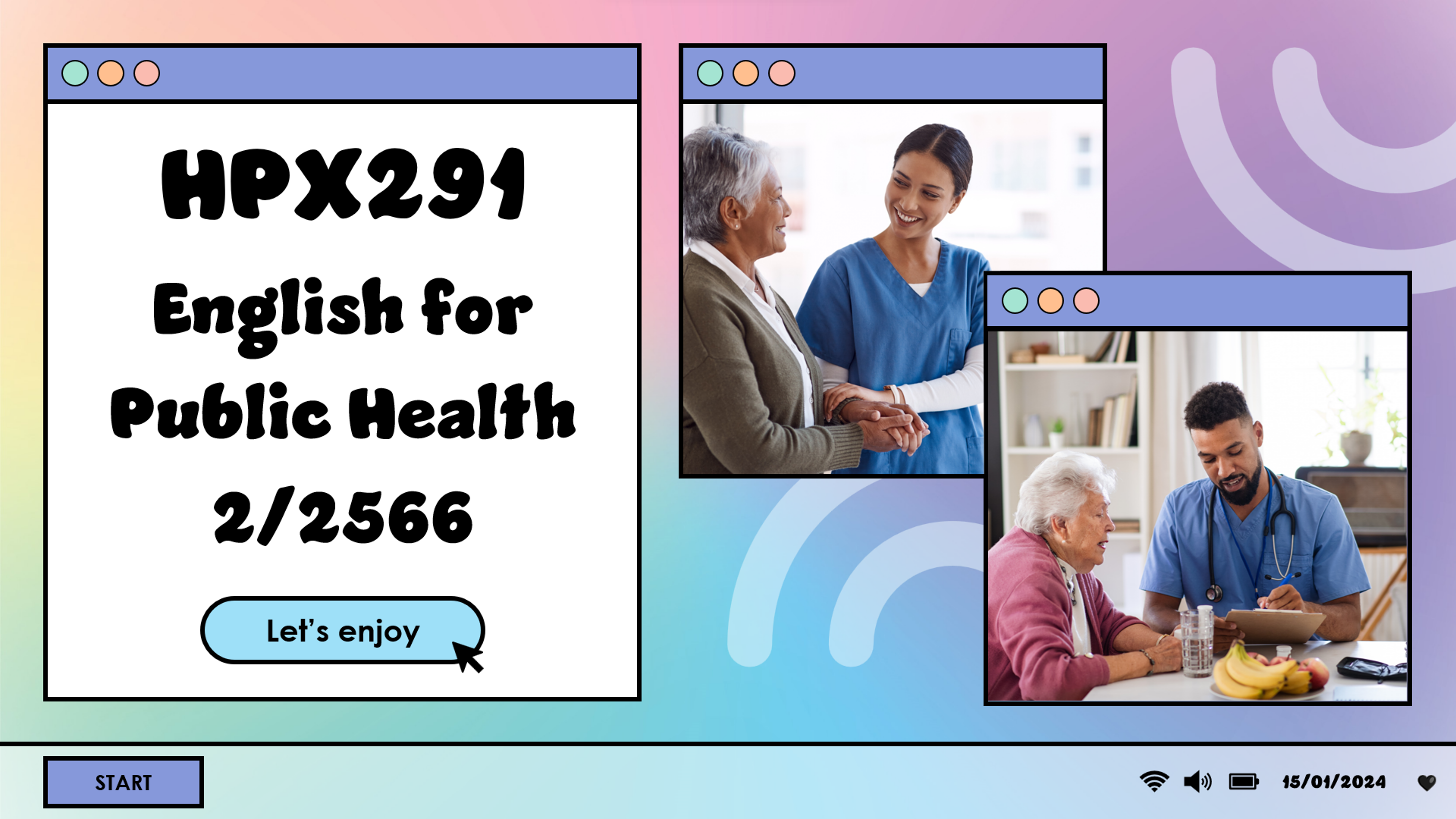 HPX 291 English for Public Health (2/66)