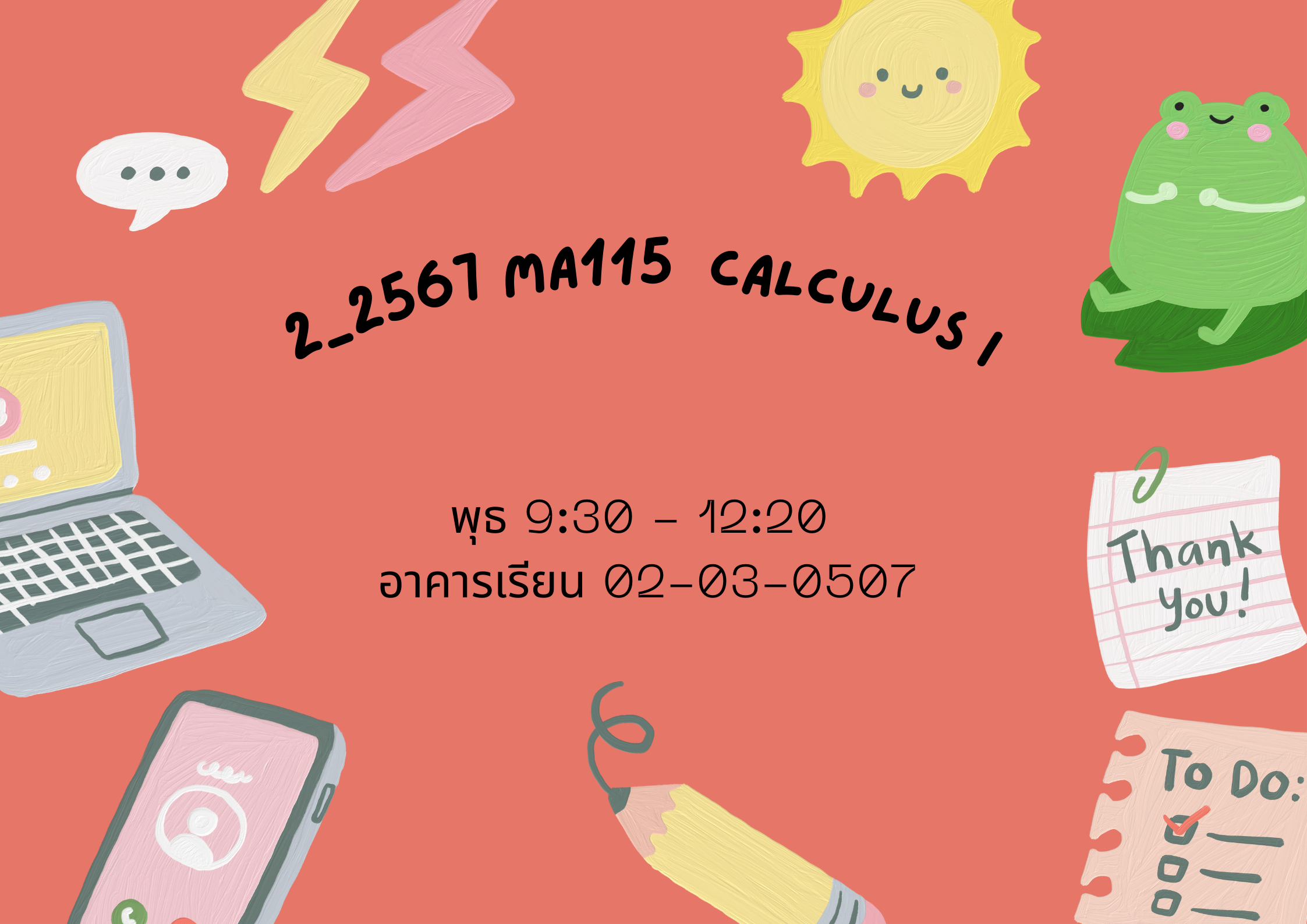 MA115 Calculus 1 (2/2567)