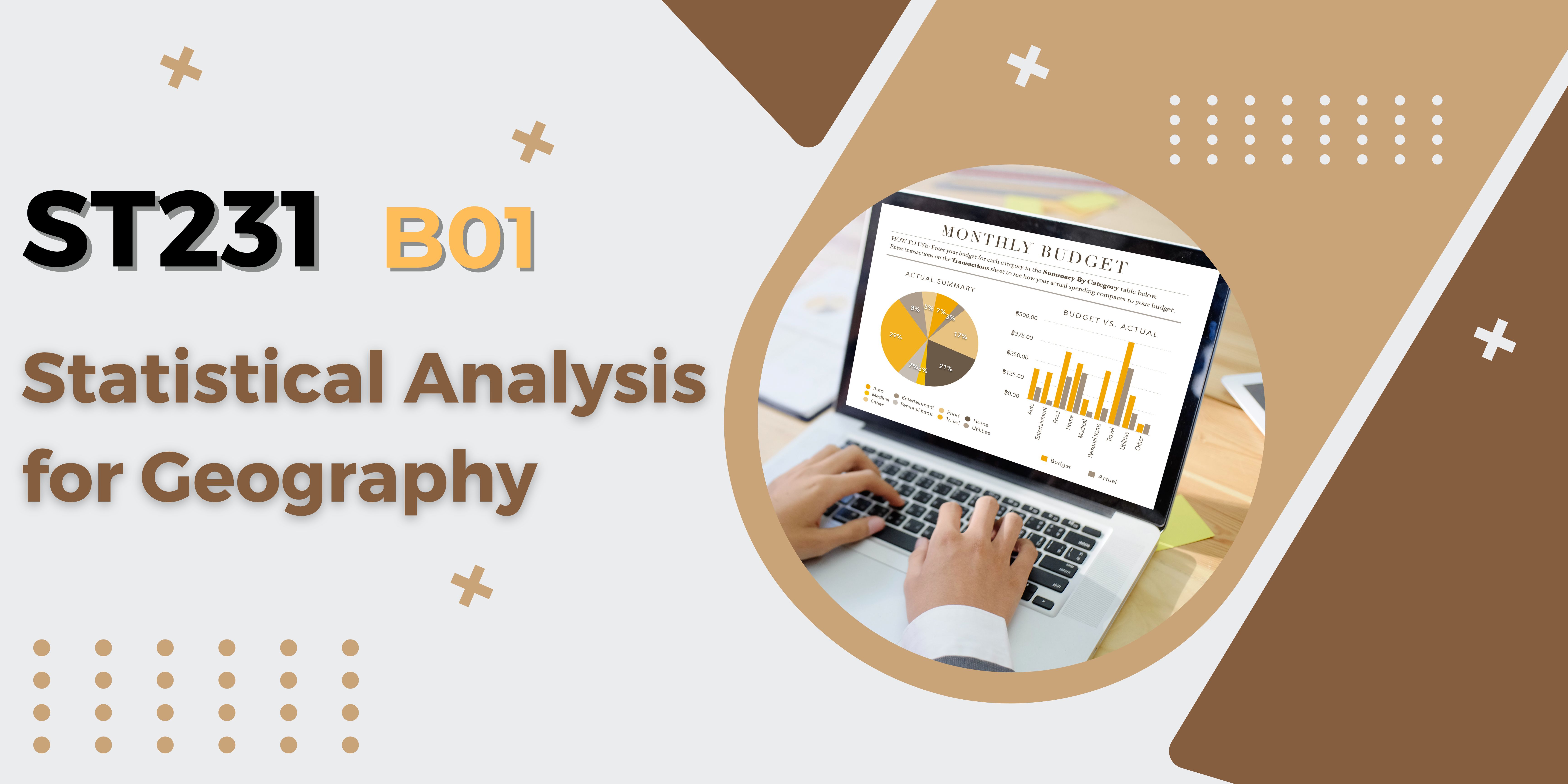 ST231 Statistical Analysis for Geography (2/2567)