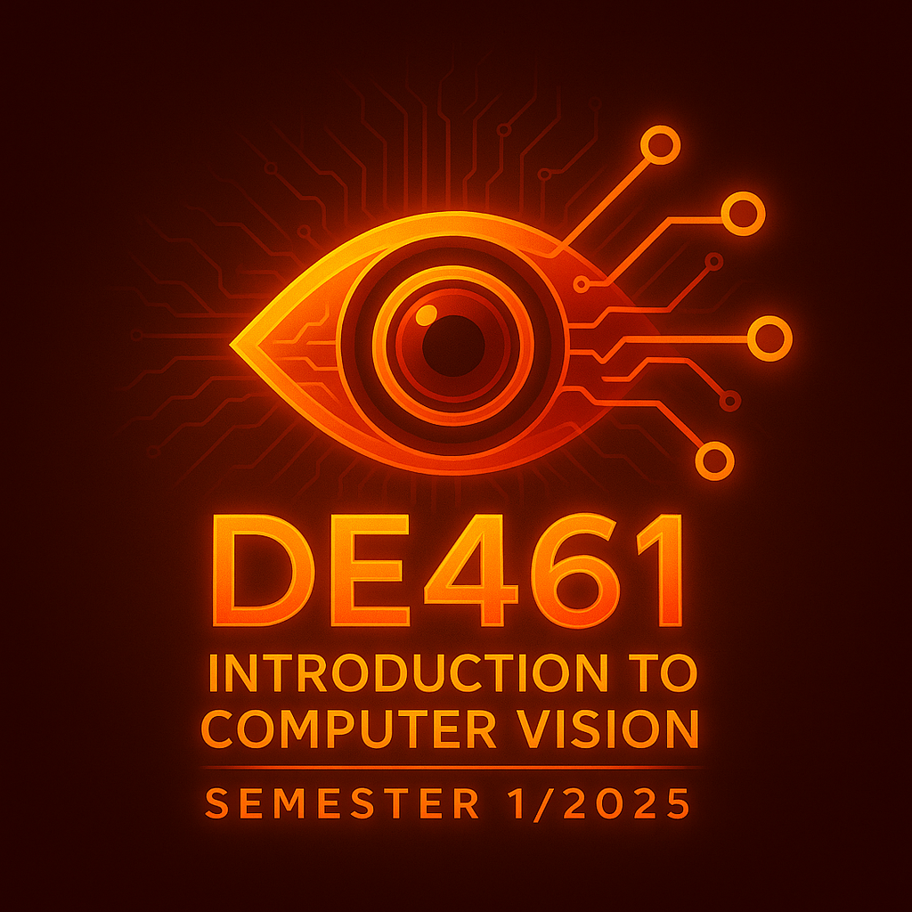 DE461 Introduction to Computer Vision (1/2025)